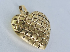 Pingente de Coração em Ouro 18K na internet