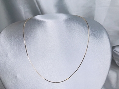 Colar Corrente Laminada em Ouro 18k - loja online