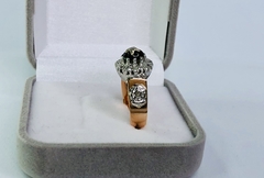 Anel de Formatura em Ouro 18k Rosé e Diamantes - loja online