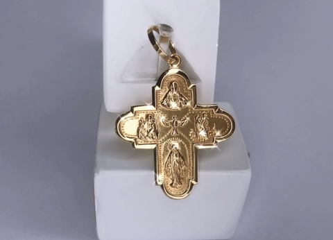 Pingente de Crucifixo em Ouro 18k