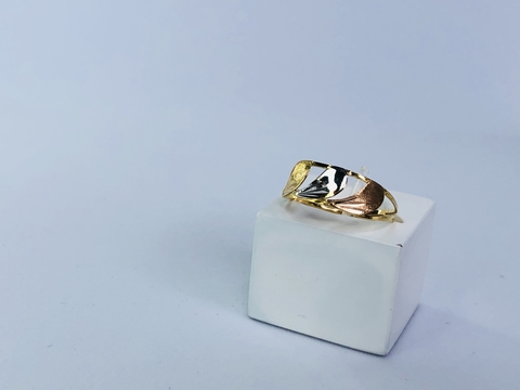 Anel em Ouro 18k, Amarelo e Rosé