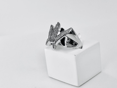 Anel em Ouro Branco e Diamante - loja online