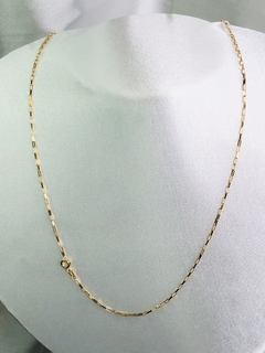 Colar Corrente Cadeado em Ouro 18k