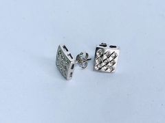 Brinco em Ouro Branco e Diamante - loja online