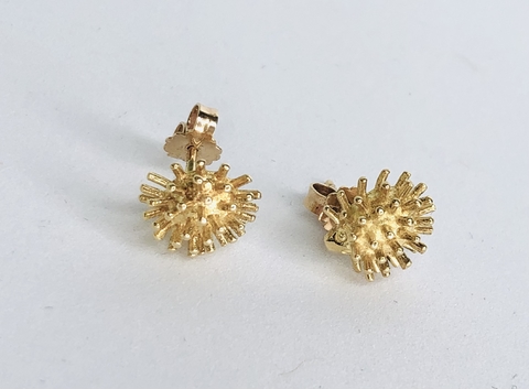 Brinco de Porco Espinho em Ouro 18k