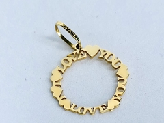 Pingente de Amor (I Love You) Ouro 18k - Jolig | Joias de alta qualidade em ouro 18k, prata e pedras preciosas desde 1991