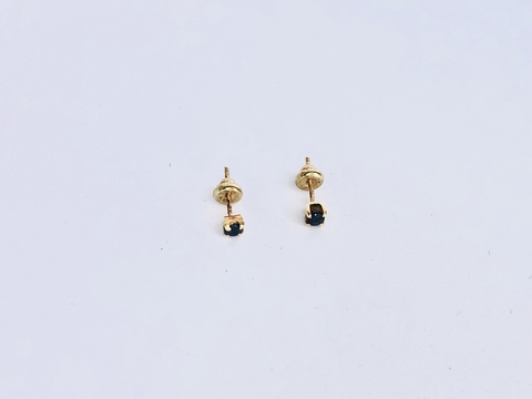 Brinco em Ouro 18K e Safira