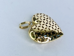 Pingente de Coração em Ouro 18K