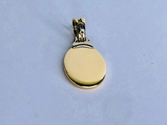 Pingente Oval em Ouro 18k