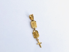 Pingente de Crucifixo em Ouro 18k - comprar online