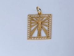 Pingente de Cristo em Ouro 18k