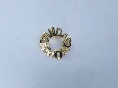 Pingente Mandala Amor da Vida em Ouro 18k e Zircônia - comprar online