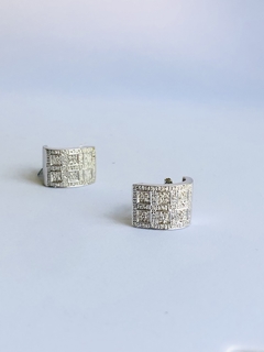 Brinco em Ouro branco e Diamante