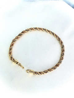 Pulseira de Corda em Ouro 18k
