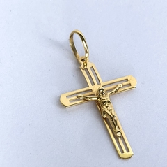 Pingente de Crucifixo em Ouro 18k - comprar online