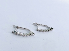 Brinco em Ouro Branco e Diamantes - comprar online