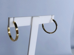 Argola Larga em Ouro 18k - loja online