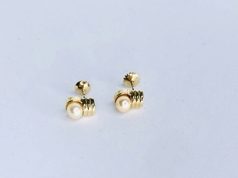 Brinco em Ouro 18k e Pérola