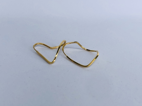 Argola de Coração em Ouro 18k