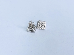 Brinco em Ouro Branco e Diamante - Jolig | Joias de alta qualidade em ouro 18k, prata e pedras preciosas desde 1991