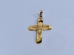 Pingente de Crucifixo em Ouro 18k - loja online
