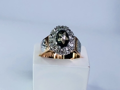 Anel de Formatura em Ouro 18k Rosé e Diamantes - comprar online