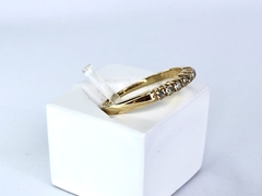 Anel em Ouro 18k e Diamante - loja online