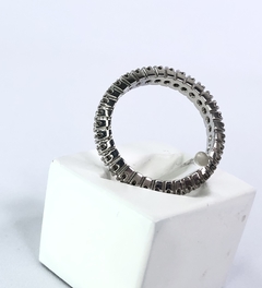 Aliança em Diamantes e Ouro Branco - comprar online