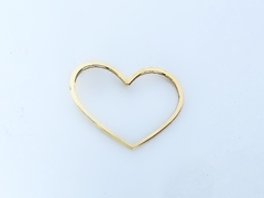 Pingente de Coração Vazado em Ouro 18k - comprar online