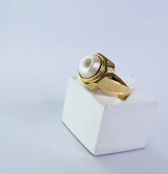 Anel em Ouro 18k e Pérola na internet