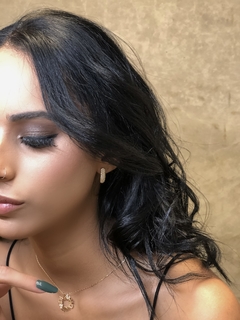Brinco em Ouro 18k e Zircônica - loja online