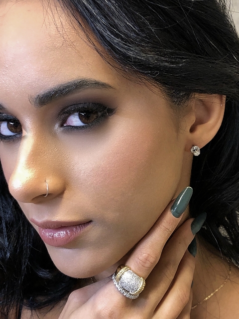 Anel em Ouro 18k e Diamante