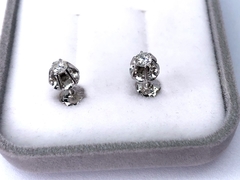 Brinco em Ouro Branco e Diamante - comprar online