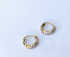 Brinco de Argola em Ouro 18k e Zircônia na internet