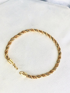 Pulseira Corda em Ouro 18k - comprar online