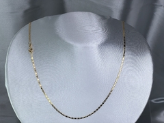 Corrente Colar Piastrine em Ouro 18k