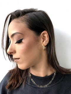 Colar de Corrente em Ouro 18k e Elo Vazado - comprar online