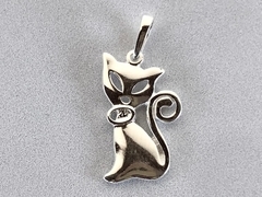 Pingente Prata Gatinho