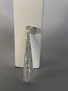 Pingente Prata Gota Zircone - comprar online