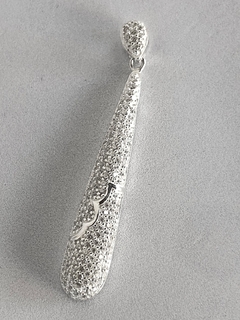 Pingente Prata Gota Zircone na internet