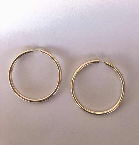 Brinco de Argola em Ouro 18k