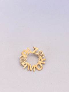 Pingente de Mandala da Paz em Ouro 18k e Zircônia - comprar online