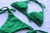 Calcinha Cortininha Verde - Gin Beachwear