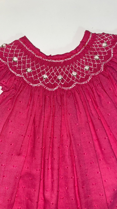 Vestido de plumeti con smock en internet