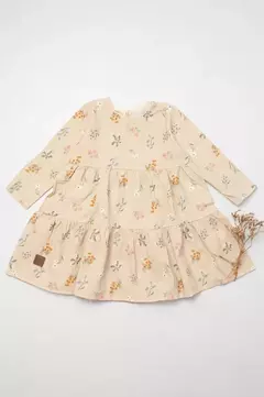 Vestido floreado de tusor - comprar online
