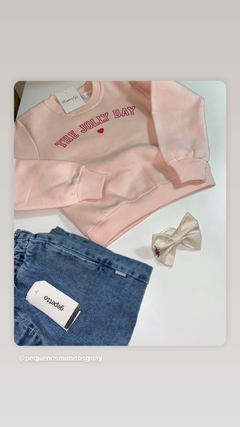 Buzo frisa rosa
