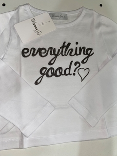Remera puro algodón everything good