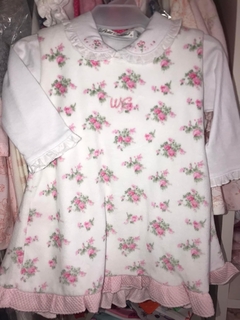vestido jumper de plush