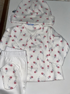 Set de body 3 piezas tulipan algodon pima -