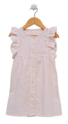 Vestido camisero de lino
